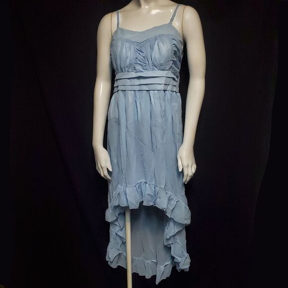 Angela Blue High Low Dress (XL) - Picture 1 of 5